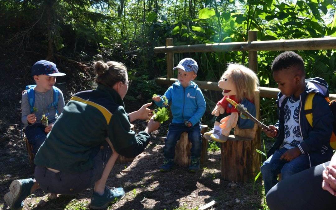 Eröffnung der Waldgruppe „Wurzelkinder“