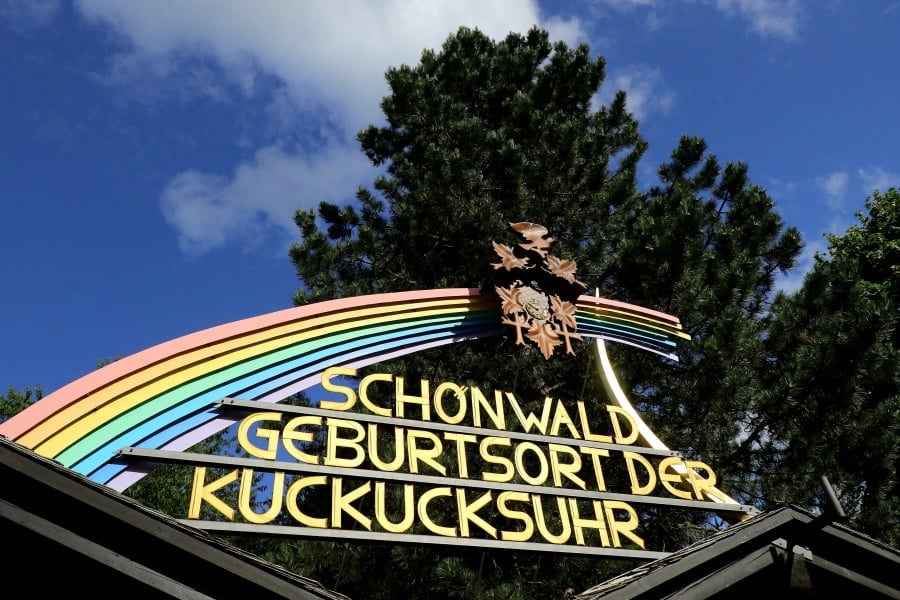 Geburtsort der Kuckucksuhr in Schönwald im Schwarzwald